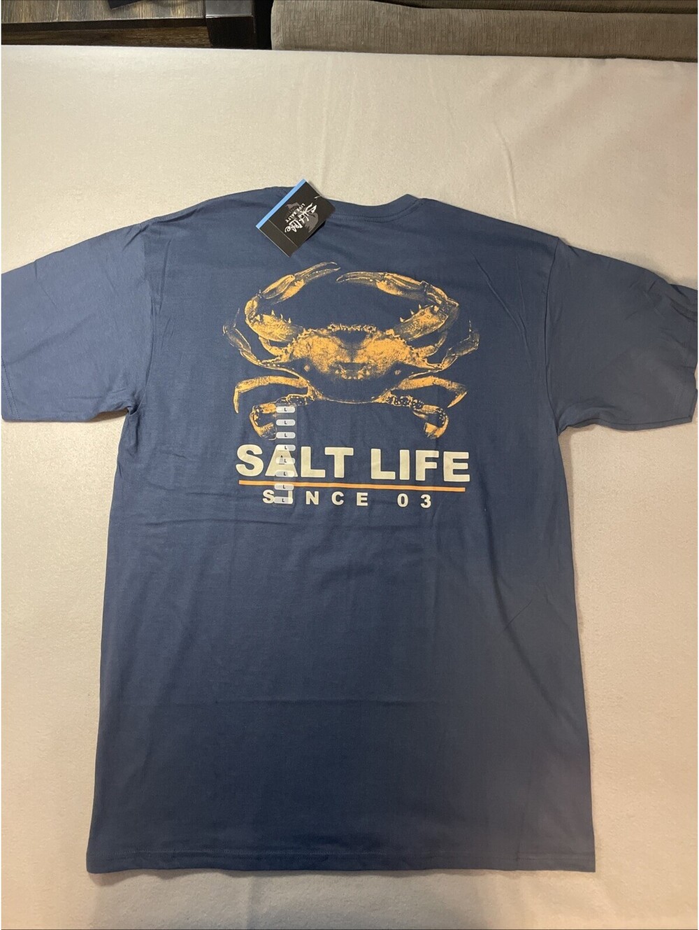 Salt Life Mens Crab Graphic Short Sleeve T-Shirt - L